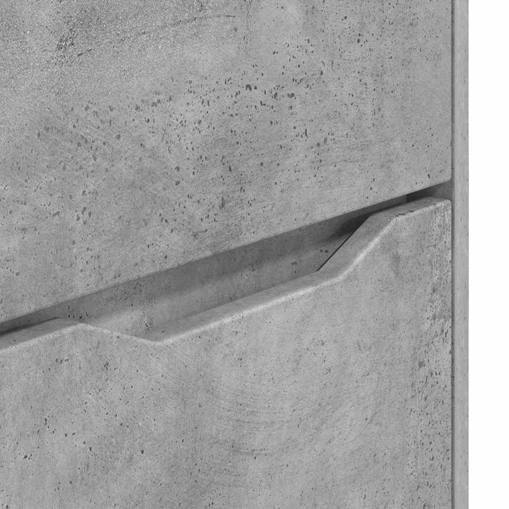 Tárolószekrény Beton Szürke 60 x 48 x 57 cm Faanyag