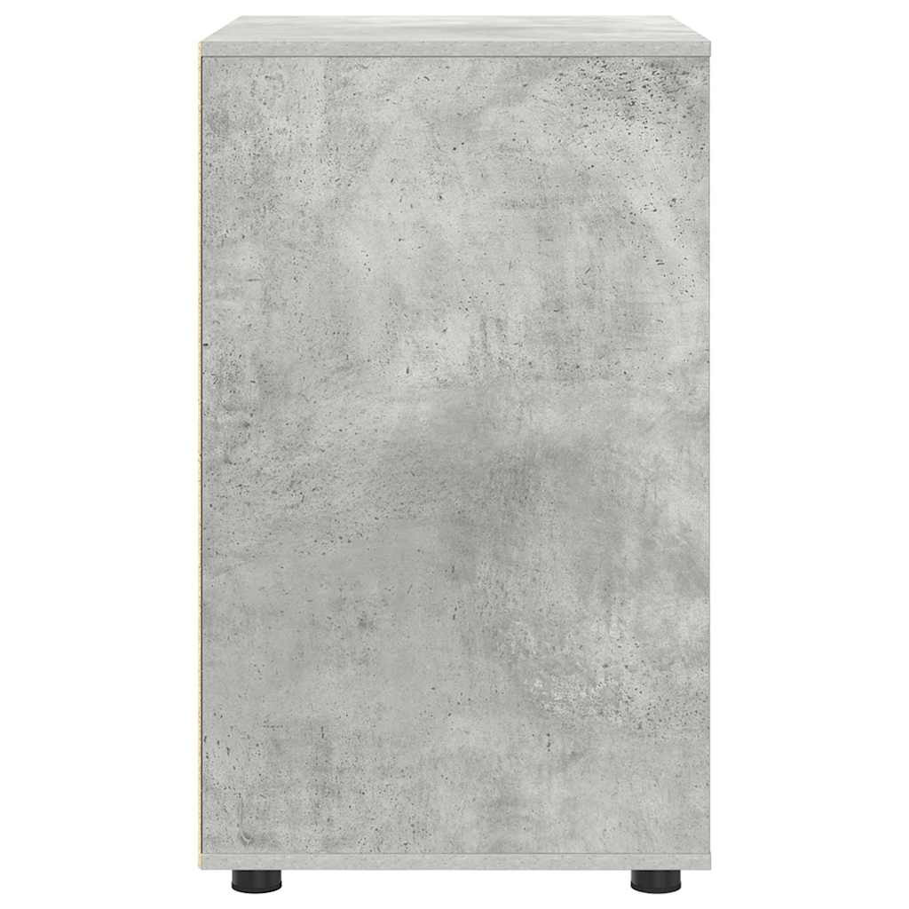 Tárolószekrény Beton Szürke 60 x 48 x 81 cm Faanyag