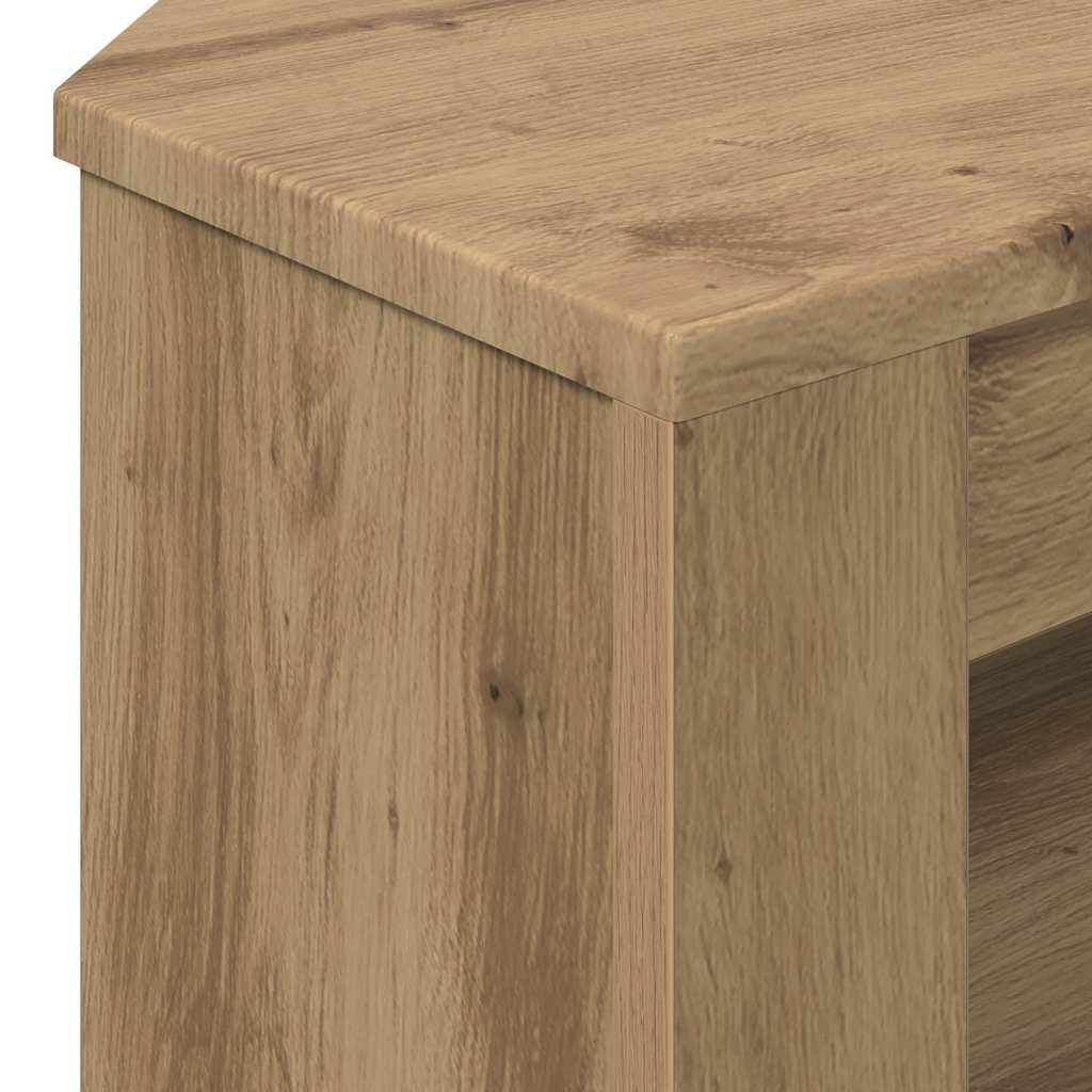 SarokTVSzekrény Öreg fa 102 x 40,5 x 45 cm Faanyag