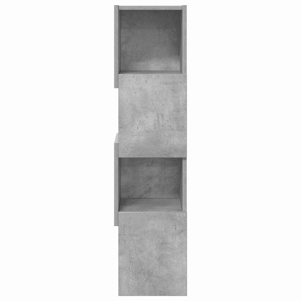 Sarokszekrény Beton Szürke 25,5x25x102cm Faanyag