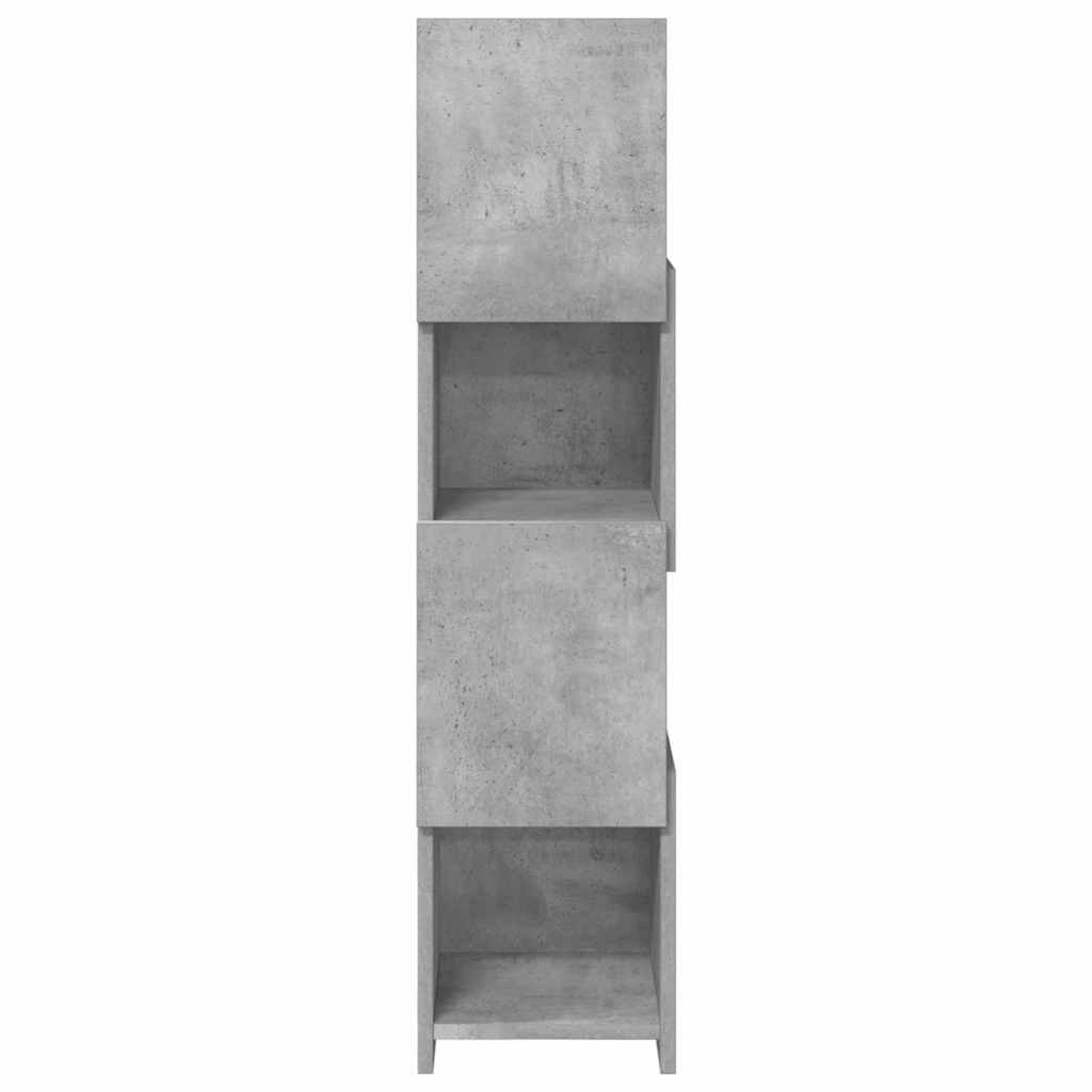 Sarokszekrény Beton Szürke 25,5x25x102cm Faanyag