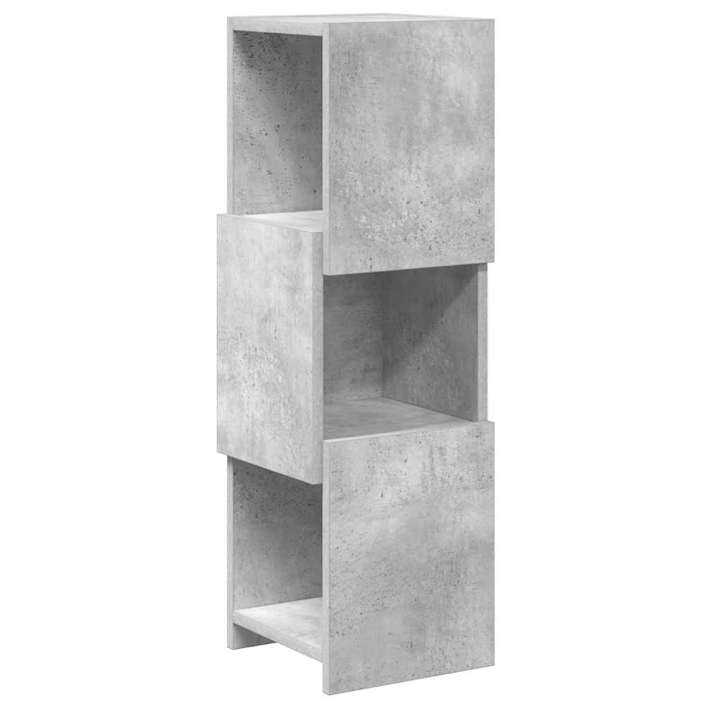 Sarokszekrény Beton Szürke 25,5x25x80cm Faanyag