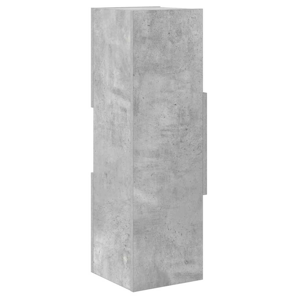 Sarokszekrény Beton Szürke 25,5x25x80cm Faanyag