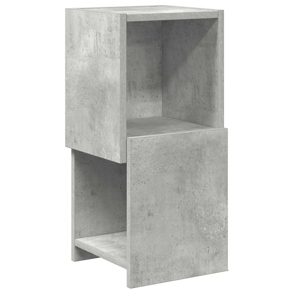 Sarokszekrény Beton Szürke 25,5x25x55cm Faanyag