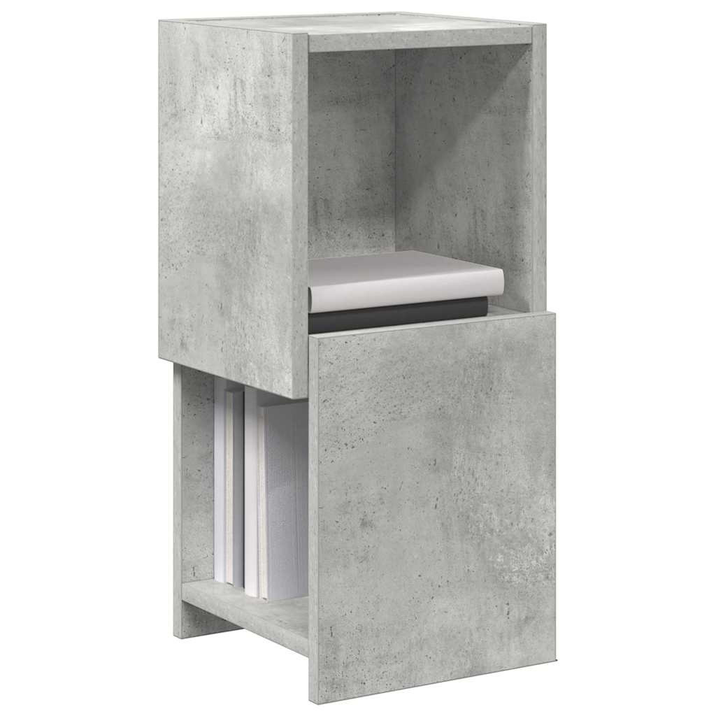 Sarokszekrény Beton Szürke 25,5x25x55cm Faanyag