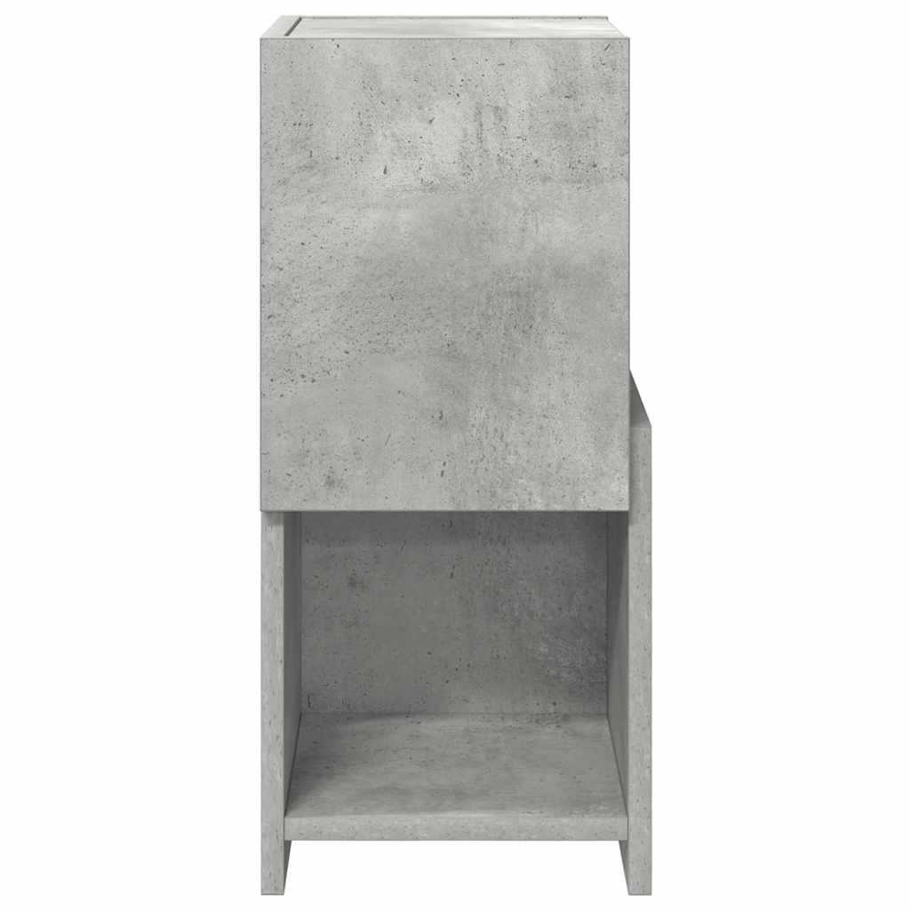 Sarokszekrény Beton Szürke 25,5x25x55cm Faanyag