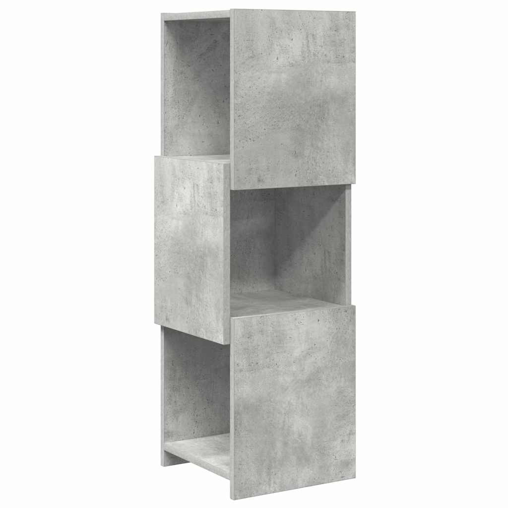 Sarokszekrény Beton Szürke 30,5x30x95cm Faanyag