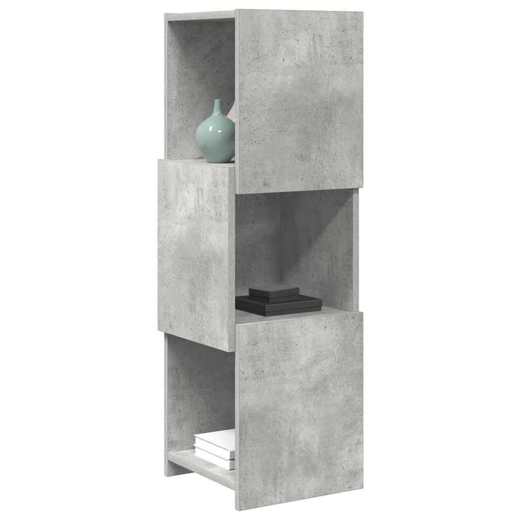 Sarokszekrény Beton Szürke 30,5x30x95cm Faanyag