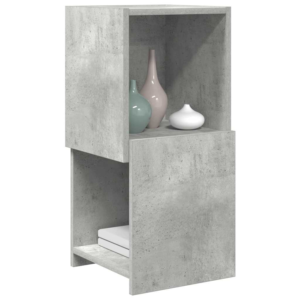 Sarokszekrény Beton Szürke 30,5x30x65cm Faanyag