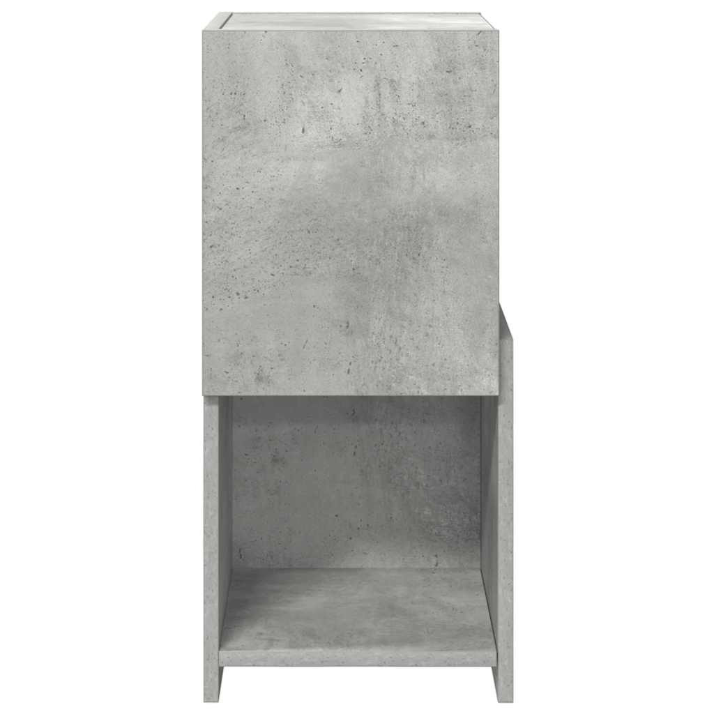 Sarokszekrény Beton Szürke 30,5x30x65cm Faanyag