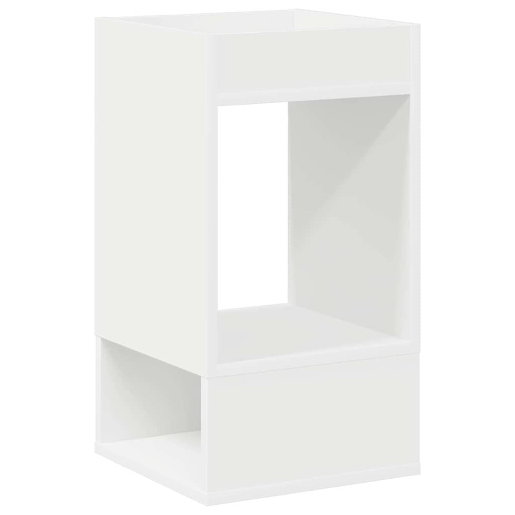 vidaXL Végasztal 2 pcs Fehér 30 x 30 x 56 cm Faanyag