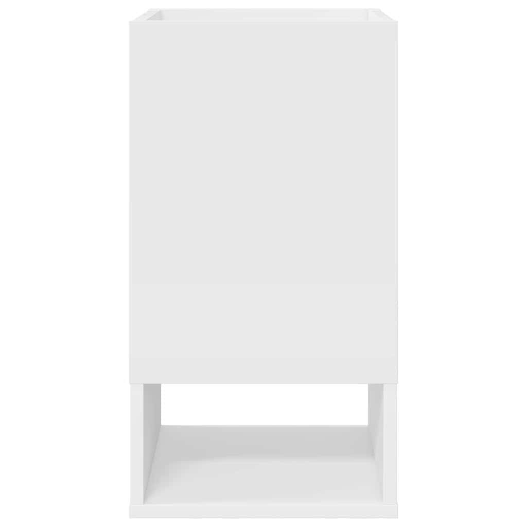 vidaXL Végasztal 2 pcs Fehér 30 x 30 x 56 cm Faanyag