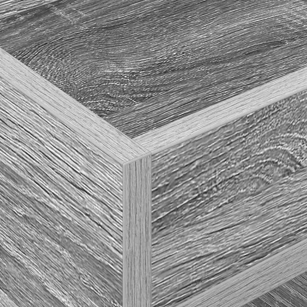 vidaXL Végasztal Szürke Sonoma 30 x 30 x 56 cm Faanyag