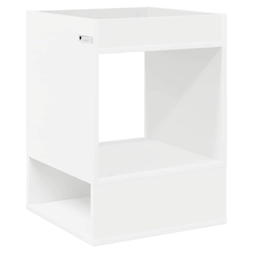 vidaXL Végasztal Fehér 40 x 40 x 56 cm Faanyag
