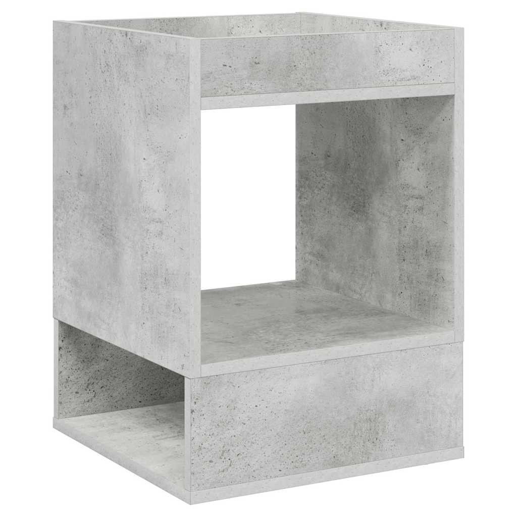 vidaXL Végasztal 2 pcs Beton Szürke 40 x 40 x 56 cm Faanyag