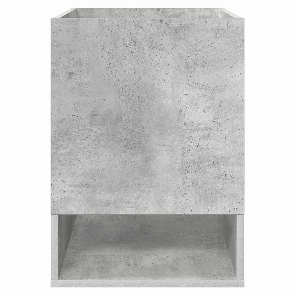 vidaXL Végasztal 2 pcs Beton Szürke 40 x 40 x 56 cm Faanyag