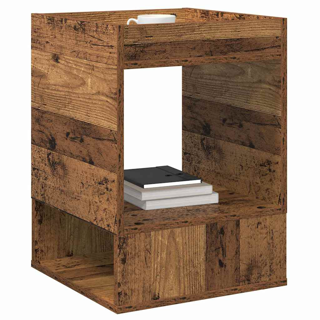vidaXL Végasztal 2 pcs Öreg fa 40 x 40 x 56 cm Faanyag