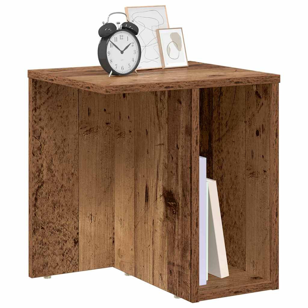 vidaXL Végasztal 2 pcs Öreg fa 37 x 32 x 40 cm Faanyag