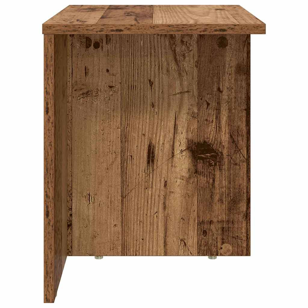 vidaXL Végasztal 2 pcs Öreg fa 37 x 32 x 40 cm Faanyag