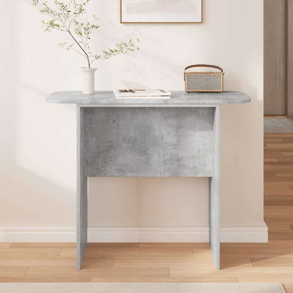 vidaXL Konzolasztal Beton Szürke 93 x 40 x 75 cm Faanyag