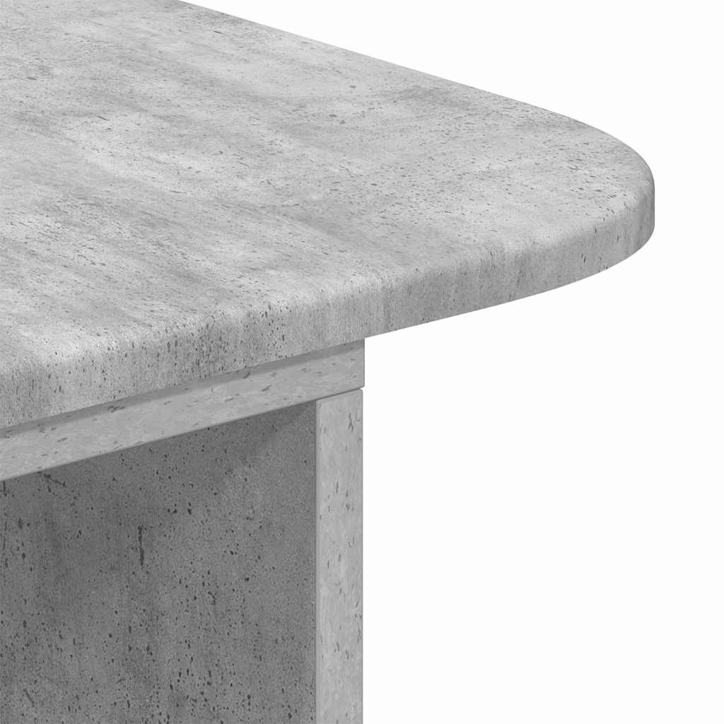 vidaXL Konzolasztal Beton Szürke 93 x 40 x 75 cm Faanyag