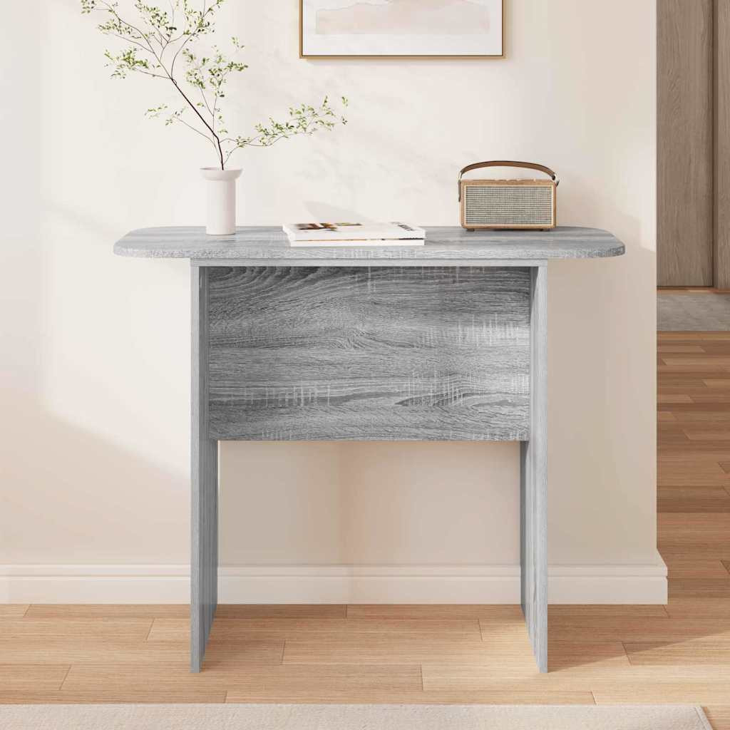 vidaXL Konzolasztal Szürke Sonoma 93 x 40 x 75 cm Faanyag