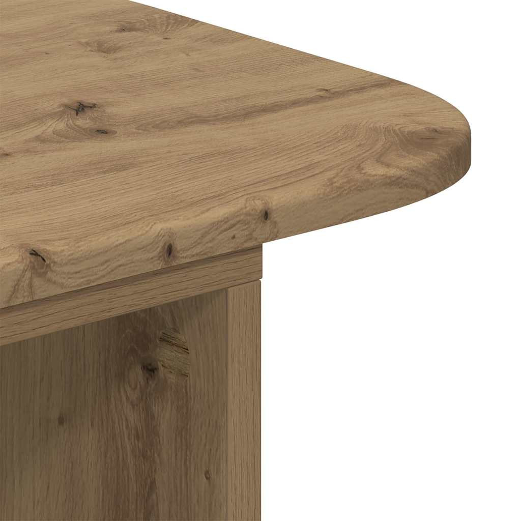 vidaXL Konzolasztal Artisan tölgy 93 x 40 x 75 cm Faanyag