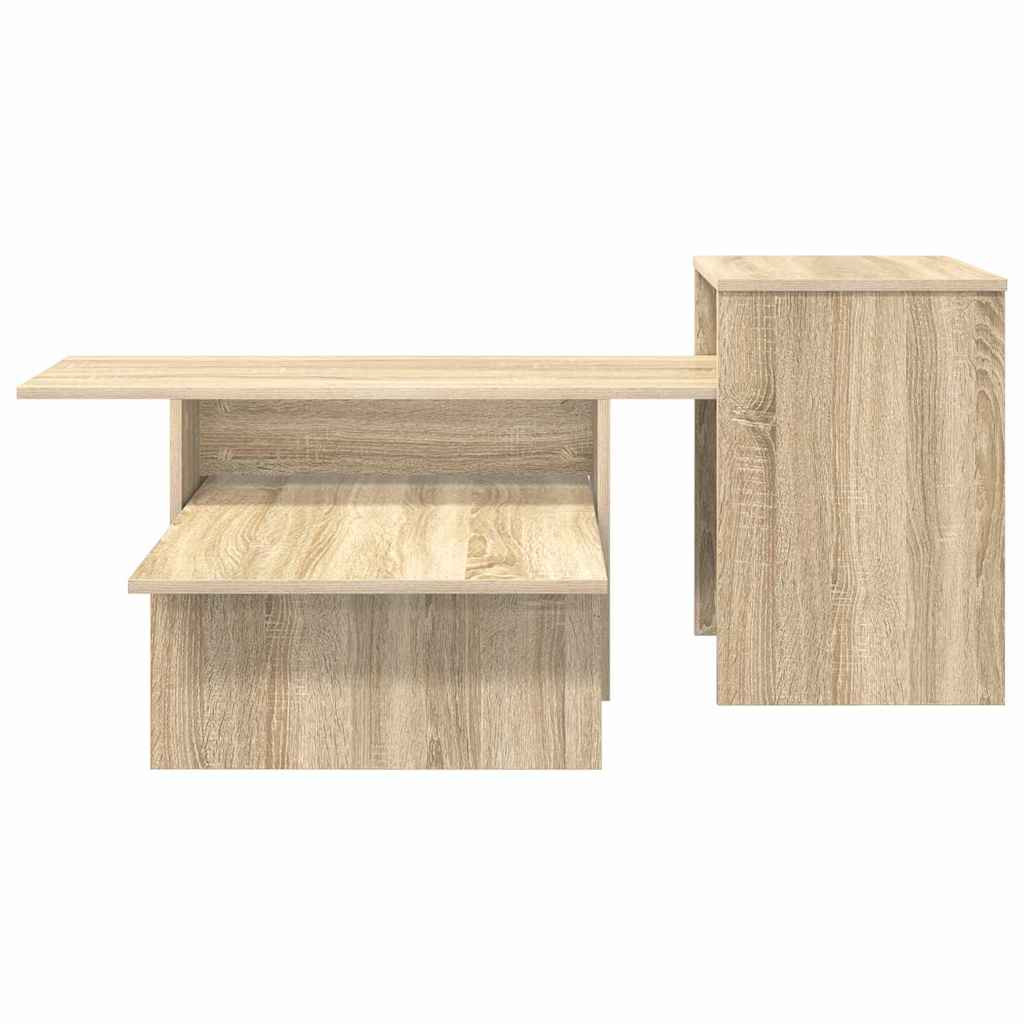 Konzolasztal Sonoma tölgy 91,5 x 35 x 38,5 cm Faanyag
