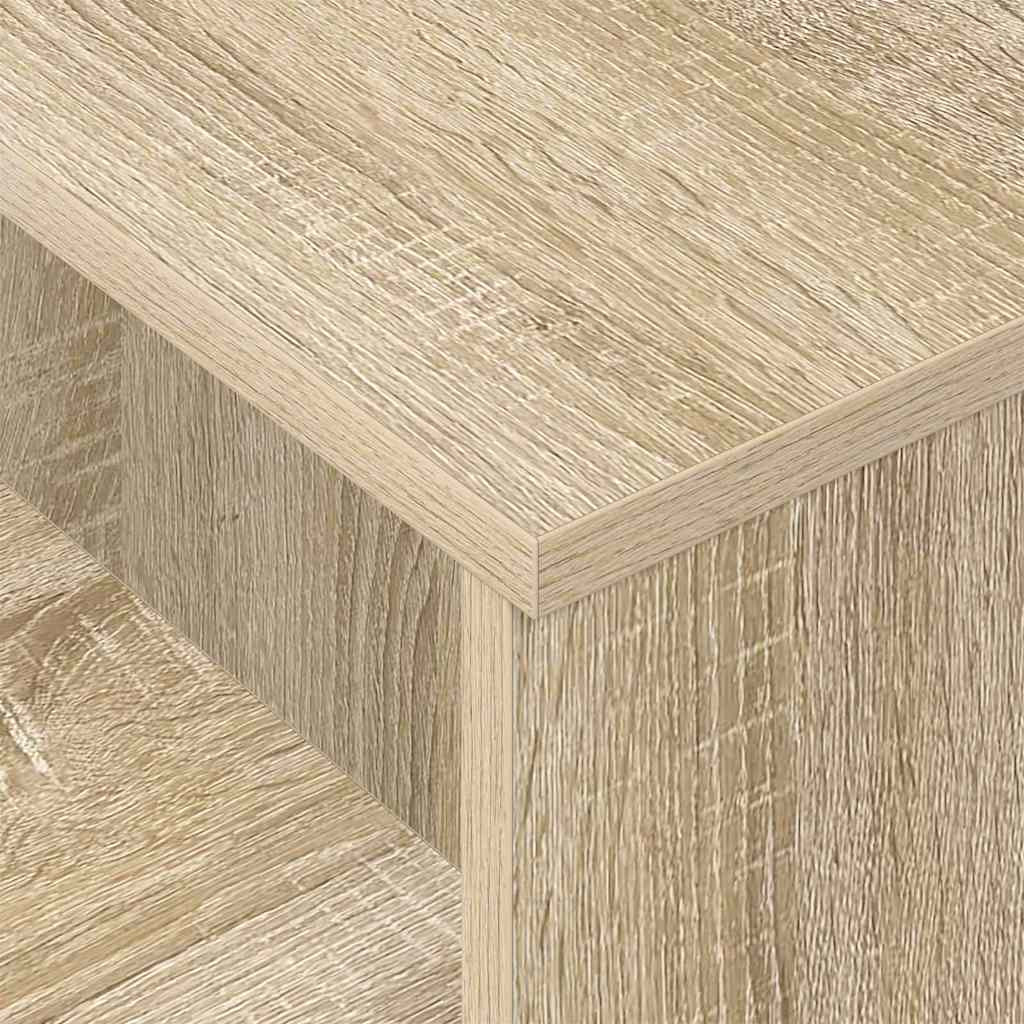 Konzolasztal Sonoma tölgy 91,5 x 35 x 38,5 cm Faanyag