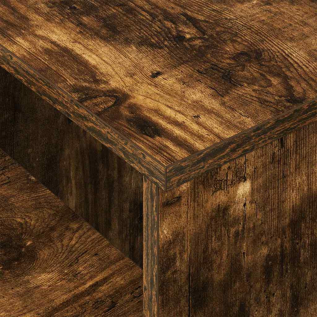 Konzolasztal Füstölt tölgy 91,5 x 35 x 38,5 cm Faanyag