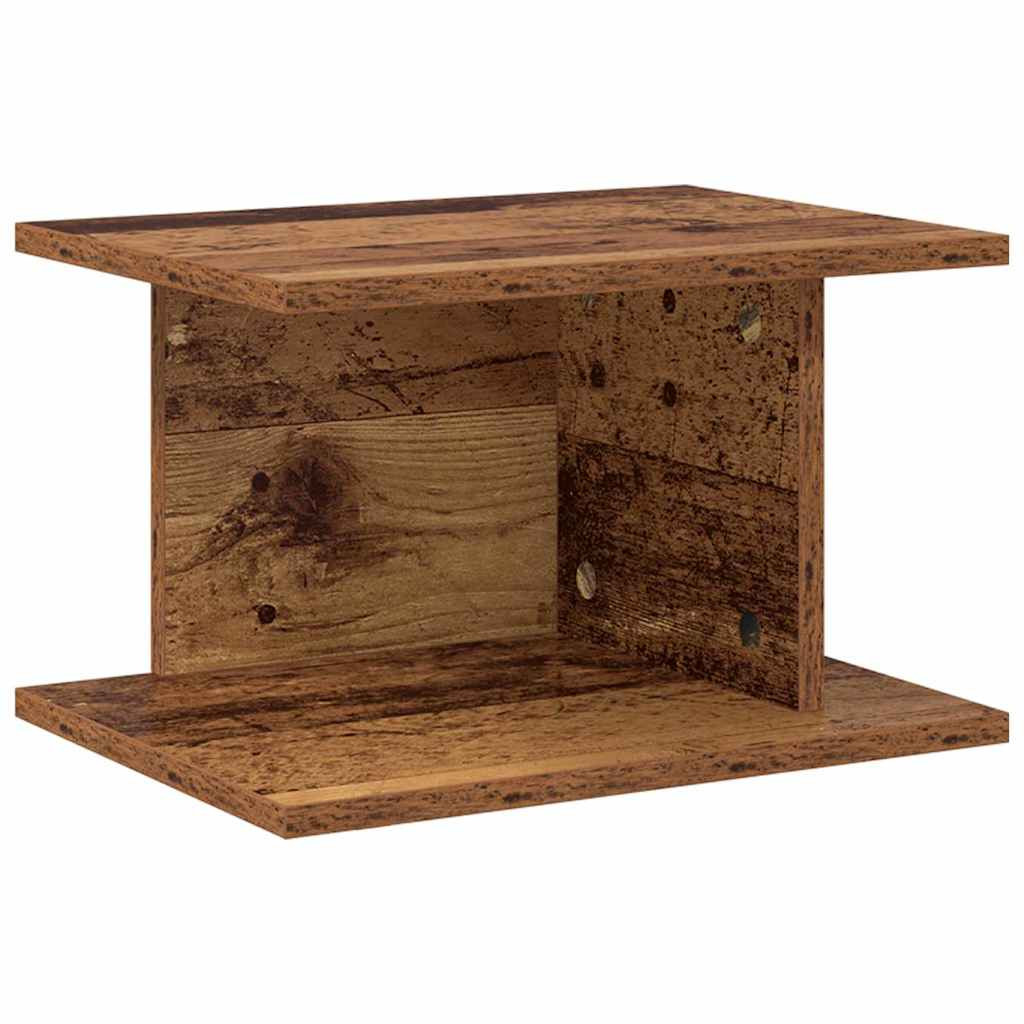 vidaXL Éjjeli asztal 2 pcs Öreg fa 40 x 30 x 25 cm Faanyag