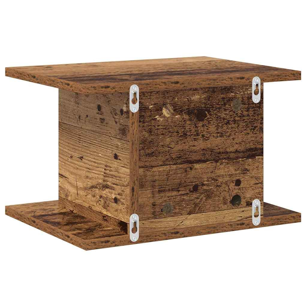 vidaXL Éjjeli asztal 2 pcs Öreg fa 40 x 30 x 25 cm Faanyag