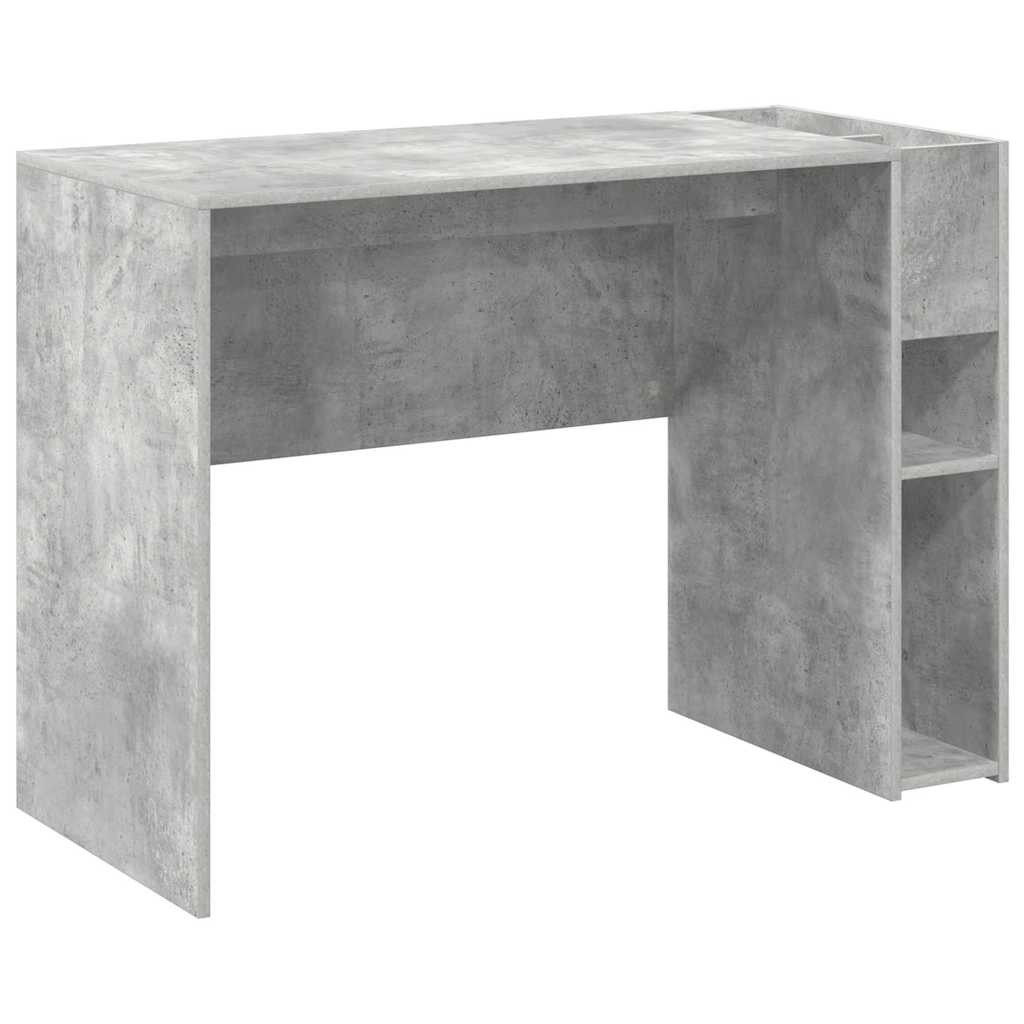 Asztal Beton Szürke 109 x 50 x 78 cm Faanyag