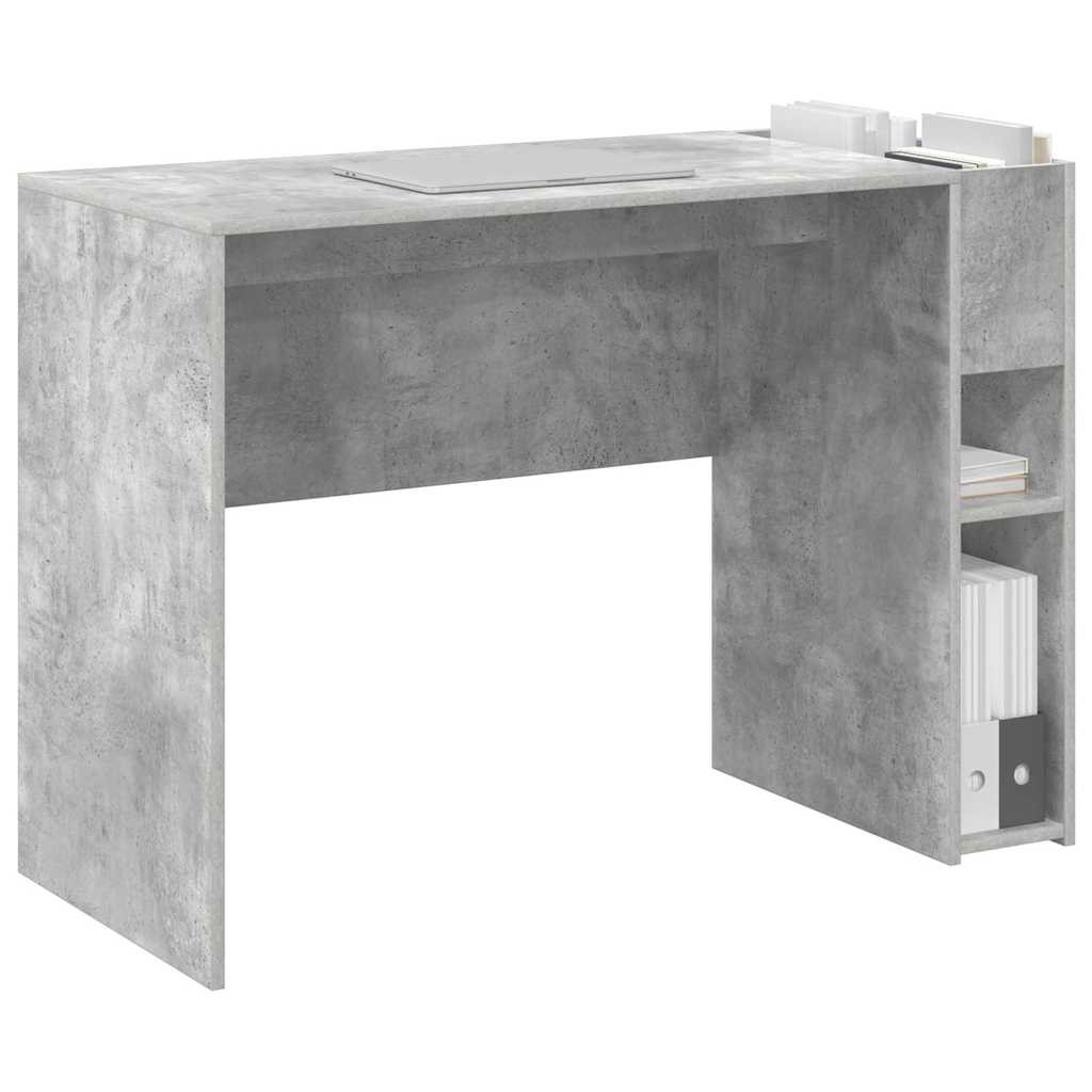 Asztal Beton Szürke 109 x 50 x 78 cm Faanyag