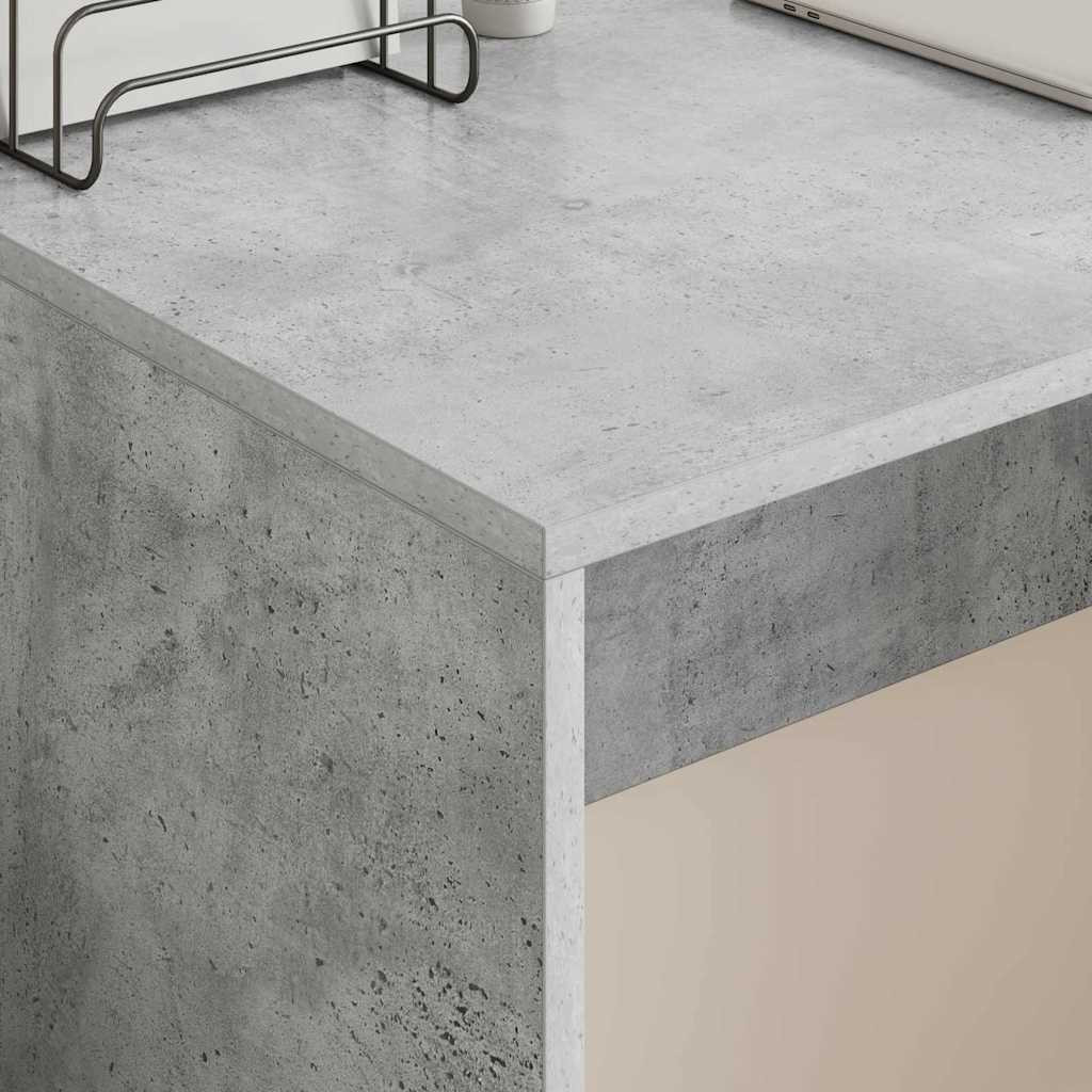 Asztal Beton Szürke 109 x 50 x 78 cm Faanyag