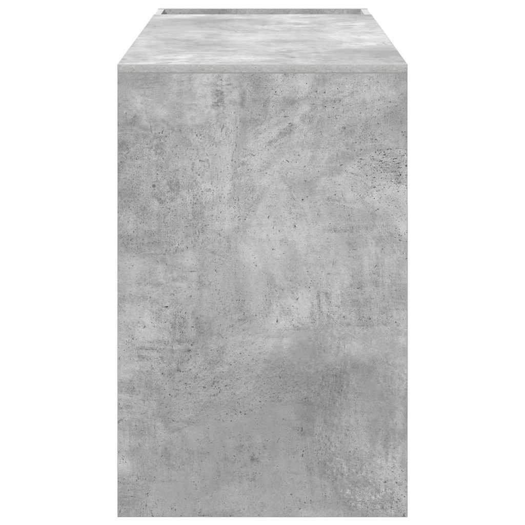 Asztal Beton Szürke 109 x 50 x 78 cm Faanyag