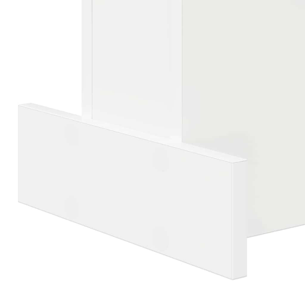 vidaXL Végasztal Fehér 35,5 x 35 x 40 cm Faanyag