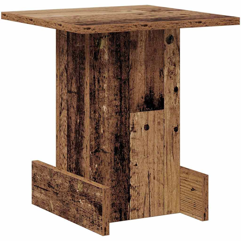 vidaXL Végasztal Öreg fa 35,5 x 35 x 40 cm Faanyag