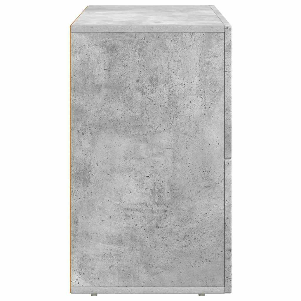 Széf Beton Szürke 80,5 x 35 x 59 cm Faanyag