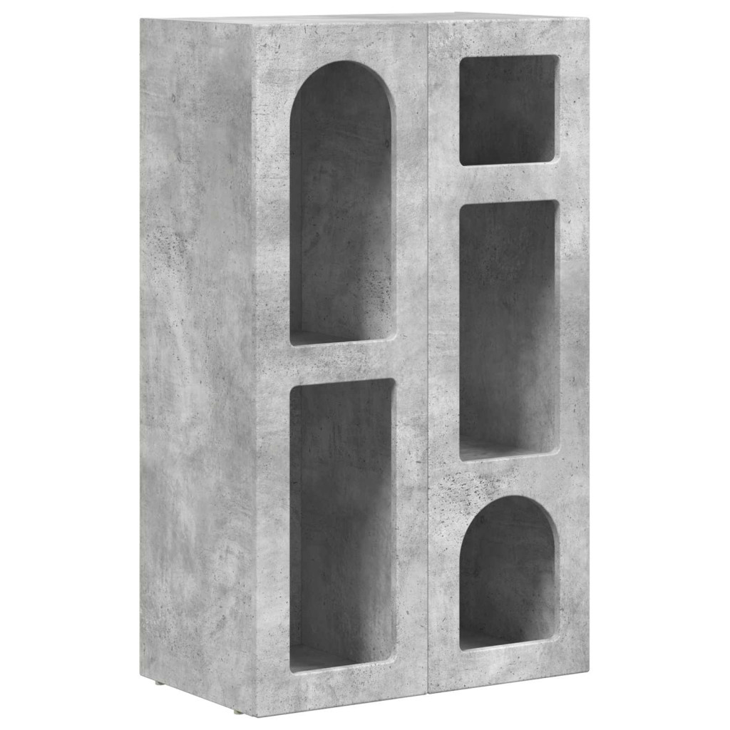 Széf Beton Szürke 59 x 35 x 100,5 cm Faanyag