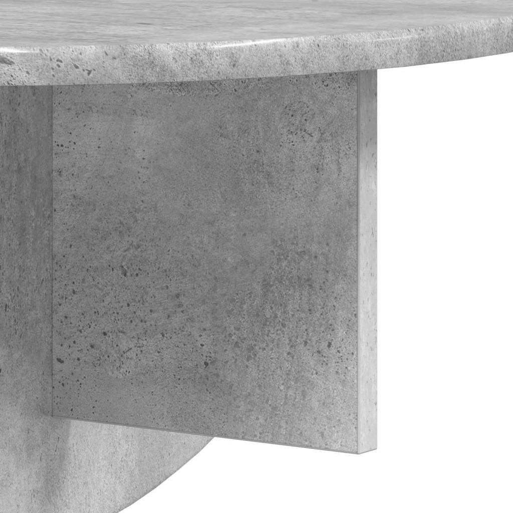 Falpolc 2 pcs Beton Szürke 48 x 24 x 24 cm Faanyag