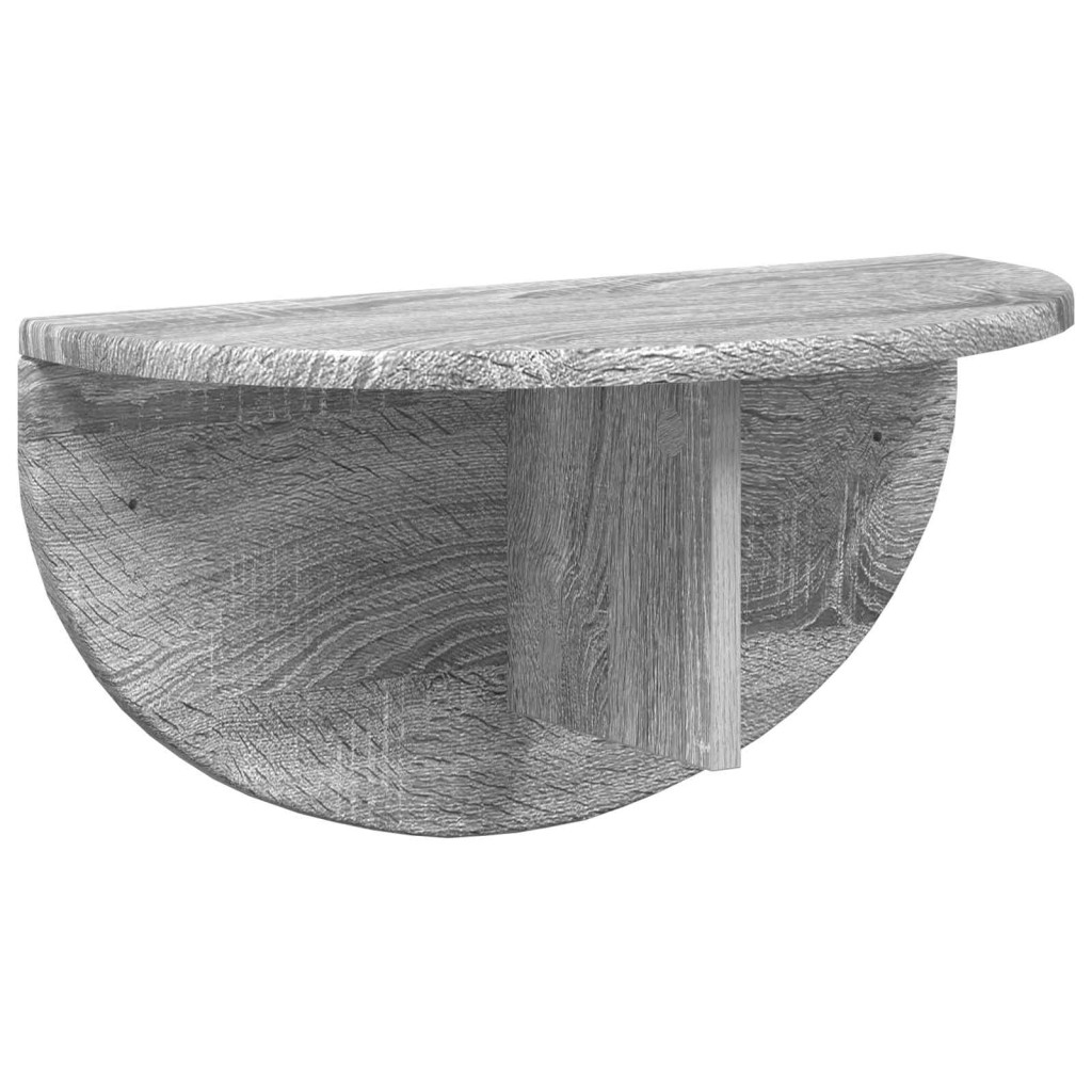 Falpolc 2 pcs Szürke Sonoma 48 x 24 x 24 cm Faanyag