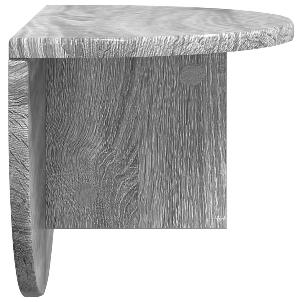 Falpolc 2 pcs Szürke Sonoma 48 x 24 x 24 cm Faanyag