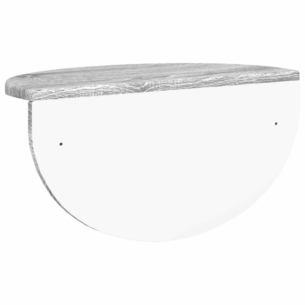 Falpolc 2 pcs Szürke Sonoma 48 x 24 x 24 cm Faanyag