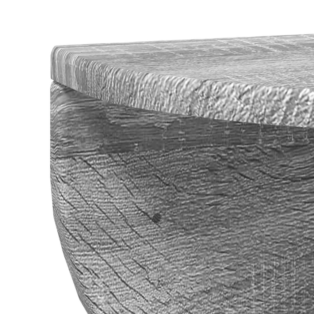 Falpolc 2 pcs Szürke Sonoma 48 x 24 x 24 cm Faanyag