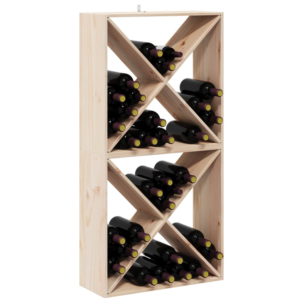 Borágas 2 pcs Természetes 62 x 25 x 62 cm Tömör fenyőfa