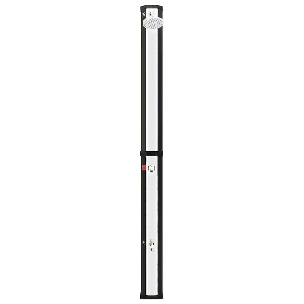 kültéri szolárzuhany zuhanyfejjel és csappal 35 L