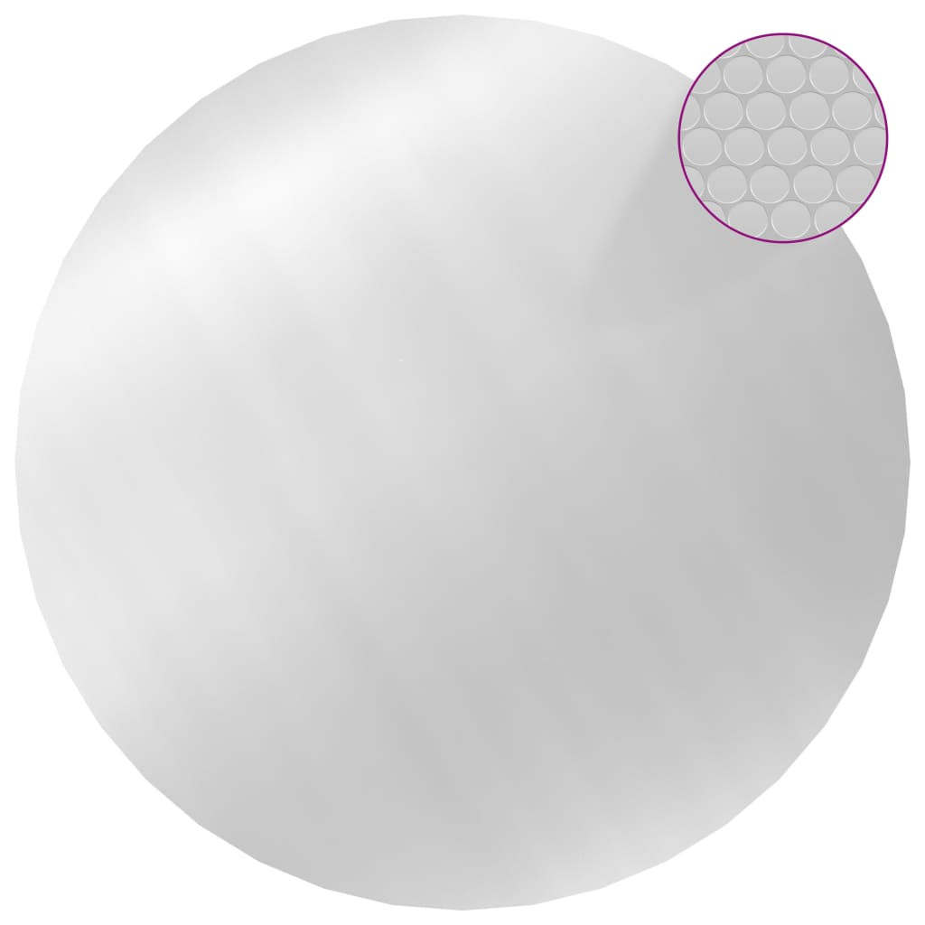 ezüst polietilén medencetakaró 549 cm