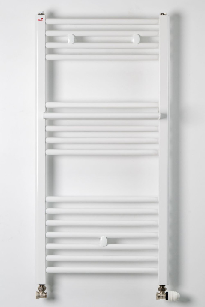 Törölközőszárító radiátor - Viva Platinum Therm - EGYENES - fehér - 500 x 1000 mm
