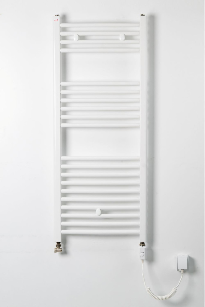 Törölközőszárító radiátor - Viva Platinum Therm - EGYENES - fehér - 500 x 1200 mm